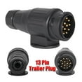 thumbnail image 2 of 12V 13 Pin Trailer 13 Pole Electrical Caravan Wiring Connector Towing Bar Socket Adapter Car Truck RV ,Easy to Use, 2 of 6