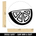 thumbnail image 2 of Citrus Fruit Slice Orange Lemon Lime Self-Inking Rubber Stamp Ink Stamper - Dry Pad (No Ink) - Mini 1/2 Inch, 2 of 7