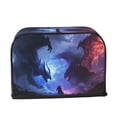 thumbnail image 2 of Goofa Red And Blue Fire Dragon Print Toaster Cover 2 Slice, Two Slice Bread Machine Cover Quilted Toaster Covers Bread Maker Cover Kitchen Appliance Cover, 2 of 7