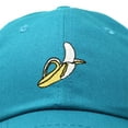 thumbnail image 2 of DALIX Banana Hat Novelty Peel Baseball Dad Cap Gifts for Men Women in Teal, 2 of 5