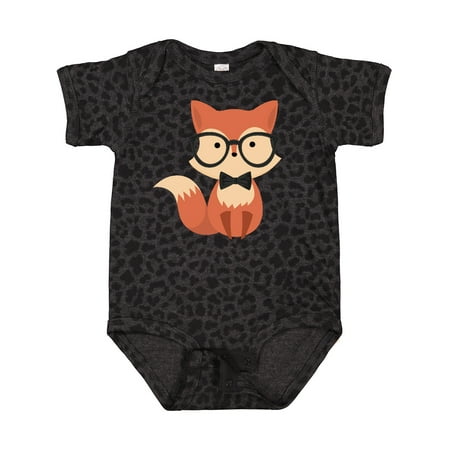 

Inktastic Cute Hipster Fox Gift Baby Boy or Baby Girl Bodysuit