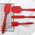 thumbnail image 4 of 4Pcs Mixing Scrapers Food Grade Heat Resistant Silicone All-Purpose Cooking Mixing Scraper Kitchen Gadget for Home, 4 of 9