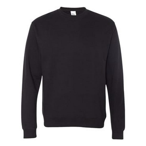 Independent Trading Co. Sudadera con cuello redondo (SS3000) Negro, S Compañía de Comercio Independiente SS3000
