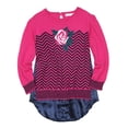 thumbnail image 1 of Deux par Deux Girls' Knit Pullover Rose Ballad, Sizes 7-12 - 8, 1 of 2