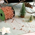 thumbnail image 2 of Cuentas para cortina Whataatahia, 197 pies, cadena de perlas rosas, guirnalda de plástico, cuentas para boda, cuentas para árbol de Navidad, manualidades con flores para boda, centro de mesa,, 2 of 6
