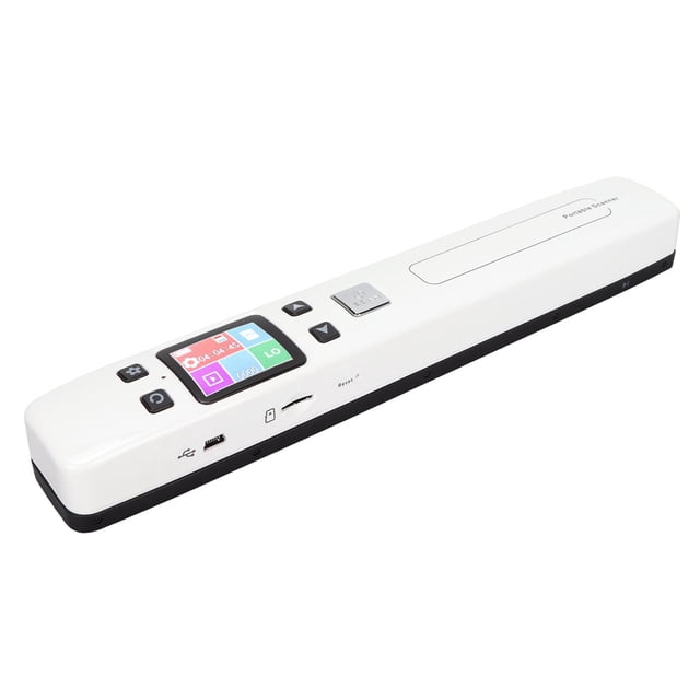 Photo Scanner, Wide Application JPEG PDF A4 Size Portable Scanner For Photo Black,White
