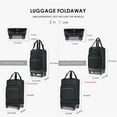 Verage Expandable Foldable Luggage Collapsible Rolling Travel Duffel