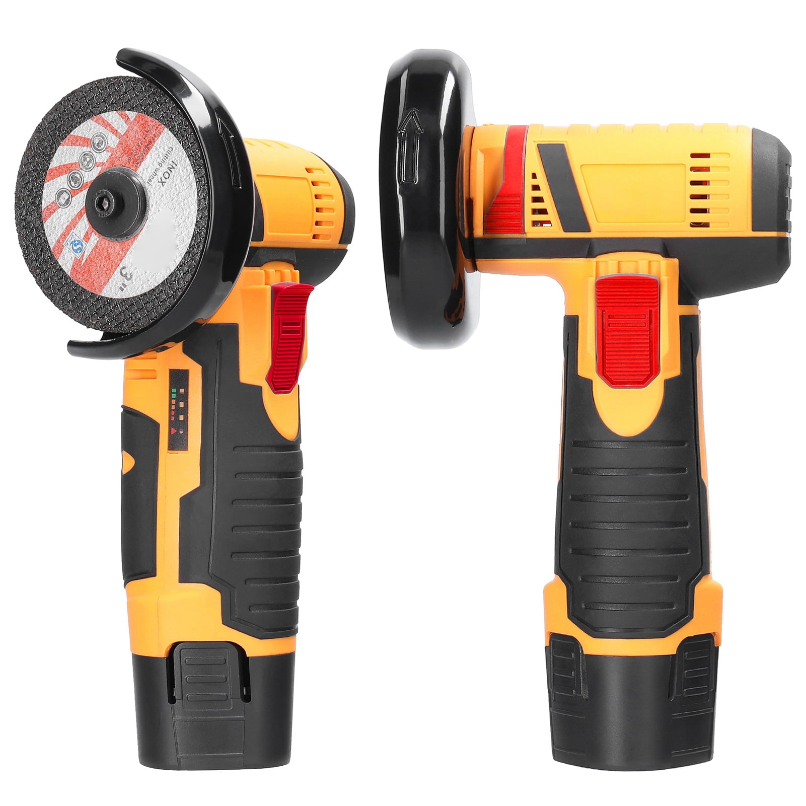 Multifunctional Angle Grinder 19500rpm Electric Grinding Tool, Multifunctional Angle Grinder, Handheld Cutter with Cutting Polishing Ceramic Tile Wood Stone Steel, High Speed, Low Noise, ABS