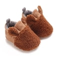 thumbnail image 4 of Otqutp Baby Short&nbsp;Boots Boys Girls Snow Shoes Prewalker Boots Booties Toddler Soft First Girls Warming Boys Baby Shoes 0-9 Months(Brown,3-6 Months), 4 of 9