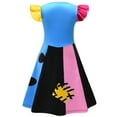 thumbnail image 2 of Girls Sally Costume Dress Short Sleeve Halloween Cosplay Fancy Paty Dress, 2 of 5