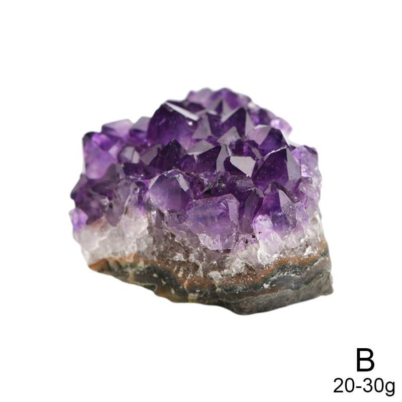 Natural Citrine Amethyst Crystal Quartz Rainbow Cluster Stone Healing Specimen 