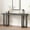 Dark Gray ,Light Gray, variant on Harper & Bright Designs Unique Wood Console Table with Geometric Design for for Living Room and Entryway , Drak Gray