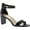 Black, variant on Women's Nine West Pruce Ankle Strap Sandal