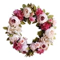thumbnail image 3 of de Peonía Artificial con Hojas Boho Floral Garland Vine Rattan para Puerta Delantera, Boda, Pared, Ventana, Decoración Rosado Colco decoraciones de flores de simulación, 3 of 8