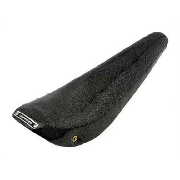 20" Banana Saddle Sparkle Black. Bike seat, lowrider bike seat, lowrider bicycle seat, chopper bike seat