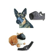 12 Pack Dog and Cat Grooming Muzzles, Groomers Muzzle Set by Pet Supply City