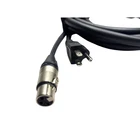 LASE 15 Ft Siamese NEUTRIK PowerCon AC & XLR Audio Combo Cable (Powered Speakers