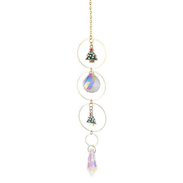 Wdftyju 1/5 Uds. Colector de luz de Navidad colgante cristal pared exterior Luna sol carillón de viento Wdftyju 5jg9rz5be9ld1jg6D02