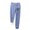 Blue, variant on Summer Saving Clearance AXXD Black Pants Women Summer Love Printed Pocket Elastic Waist Warm Loose Bottom Pants Mother's Day