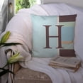 thumbnail image 3 of Monogram Letter Fabric Decorative Pillow, 3 of 4