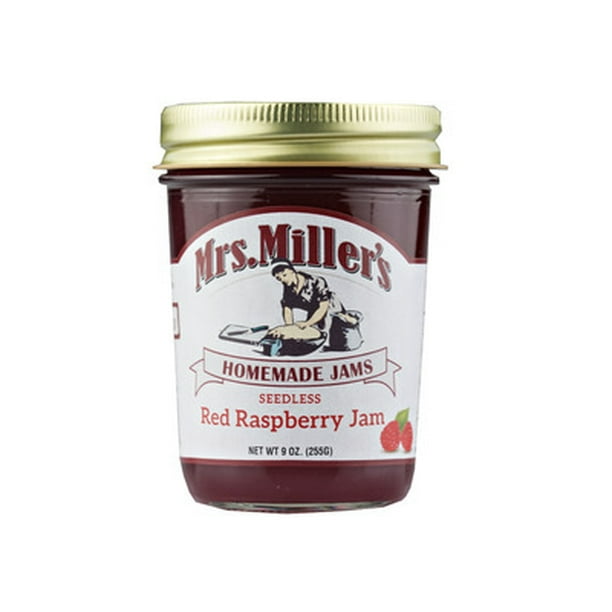 Mrs. Miller's Homemade Seedless Red Raspberry Jam