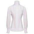 thumbnail image 2 of Suéter de maternidad,Camisa plisada gótica para mujer, blusa vintage de manga larga con cuello alto, blusa de poliéster para uso informal, sopatenor, 2 of 8