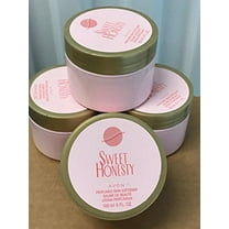 Avon Sweet Honesty Perfumed Skin Softener, Rose, Amber and Spice Scent, 5 Fl Oz (Pack of 4)