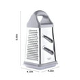 thumbnail image 3 of Qwtwty Food Chopper Vegetables Slicers - Stainless Steel, Box Grater for Cheese, Vegetables, Ginger - Dishwasher Safe Cheese Grater, Box Grater for Cheese Stainless Steel S, 3 of 8