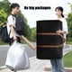 thumbnail image 4 of Bolsa de Viaje Plegable de Tela No Tejida - Organizador de Equipaje de Gran Capacidad, Bolsa de Lona, Maleta, Bolso - Negro/Café/Gris, 48X30X25 Cm a 78X55X25 Cm, 85 G-165 G, 4 of 7