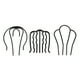 thumbnail image 1 of EeaseMX 3 peinetas laterales en forma de U para el cabello, horquillas de hierro para mujer, accesorios para el cabello para mujer, 1 of 7