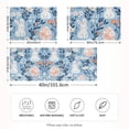thumbnail image 2 of Yayeee Pillowcase King Size Set of 2 Satin Wrinkle Resistant Pillow Case, Floral Easter Rabbits, 2 of 8