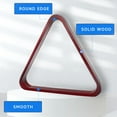 thumbnail image 3 of GSE Games & Sports Expert Solid Wood Billiard Pool Ball Rack. 8-Ball Triangle Billiard Ball Rack for 2-1/4" Pool Balls - Mahogany, 3 of 8