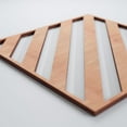 thumbnail image 5 of Ekena Millwork 7 3/8"W x 7 3/8"H x 1/4"T Extra Small Rothwell Decorative Fretwork Wood Wall Panels, Cherry, 5 of 18
