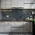 thumbnail image 3 of Stoneflex Beige and Grey Natural Stone Tiles 24" x 6" Coverage Area, for Bathroom Pack of 10, 3 of 6