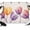 Orange Purple Beige, variant on Elegant Tulips Backdrop for Photography,Fabric Photo Background Backdrop,Spring Orange Purple Flowers Pastoral Photo Booth Background for Portrait Photoshoot Video Wedding Studio Decor Banner 7x5ft