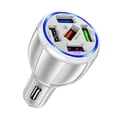 thumbnail image 2 of 5USB QC3.0 Cargador de coche 3.1A Puertos múltiples Teléfono Carga rápida rápida (Blanco) Ehuebsd Para estrenar, 2 of 8