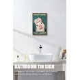 thumbnail image 4 of Tin Sign Pig Your Butt Napkins My Lady Funny Bathroom Wall Decor Guest Bathroom Restroom Funny Metal Tin Sign Vintage Aluminum Sign Pig Bathroom Wall Art & Decor 12x8 Inches, 4 of 6