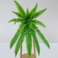 thumbnail image 6 of Ludlz Artificial Plant Simulated UV Resistant Plastic Decorative Green Imitation Fern Grass Ornament for Garden, 6 of 8