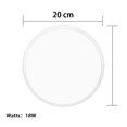 thumbnail image 5 of Plafonnier LED Blanc Flush Montage 18W Moderne Rond, 5 of 5