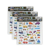 READY 2 LEARN Foam Stickers - Transport - 168 Per Pack - 3 Packs
