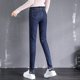 thumbnail image 4 of Gibobby pantalones mujer Pantalones casuales de cintura alta elásticos de terciopelo de talla grande para mujer a la moda (Gris, 27), 4 of 5