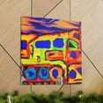 thumbnail image 6 of Chugging Train Abstract - Canvas, 6 of 10