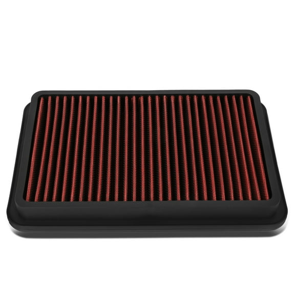 DNA Motoring AFPN-183-RD For 1992 to 2002 Toyota Corolla Mazda Millenia Chevy Prizm Washable Drop-In Air Filter Panel Red 93 94 95 96 97 98 99 00 01