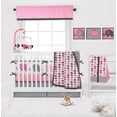thumbnail image 2 of Bacati - Elephants Pink/Grey Musical Baby Crib Mobile, 2 of 13