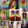 thumbnail image 5 of 24 Inch Heat Synthetic Braiding Hair 100g Versatile Crochet Extensions Quality Wig, 5 of 8