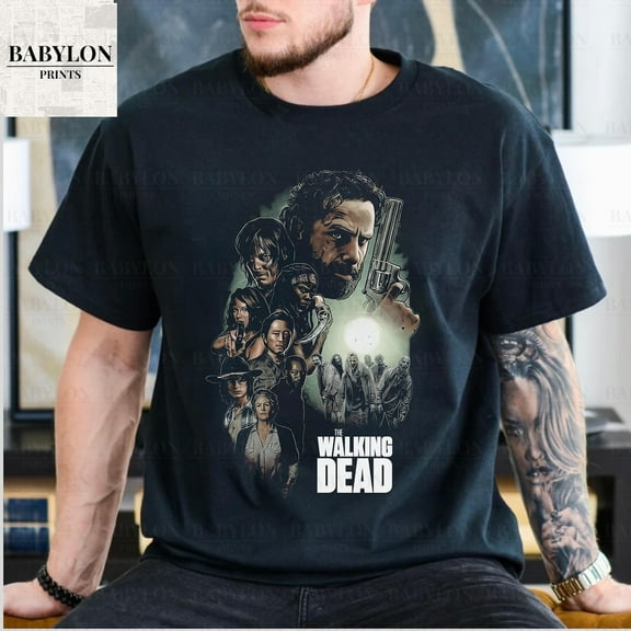 The Walking Dead Group Shirt, Daryl Dixon Shirt, Rick Grimes tee, Walking Dead