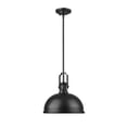 thumbnail image 3 of Z-Lite Melange 13" Round Glass Steel Pendant in Heritage Brass, 3 of 7