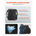 thumbnail image 3 of KFFKFF Welding Backpack, 35.6L Tool and Helmet Storage Bag, Durable 600D Polyester Gear Pack with Helmet Holder, Versatile Storage Solution for Welding, Outdoor Adventures, and Hiking, 3 of 9