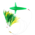 thumbnail image 2 of Heitune Schwertfisch Pluma Artificiales for la Pesca de atún señuelo Accesorios Tease for Grandes Cebo señuelo (Verde), 2 of 5