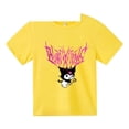 thumbnail image 3 of Camiseta Kawaii Kuromi para niños, camiseta de manga corta de anime japonés para niños, camiseta Kuromi, ropa para niños, camiseta Y2k para mujeres, camisetas para niños y niñas, 3 of 5